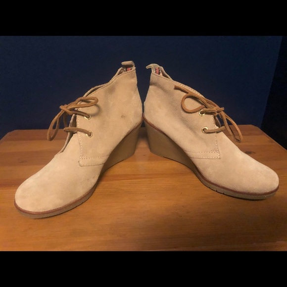 Sperry suede wedge booties - Picture 3 of 5